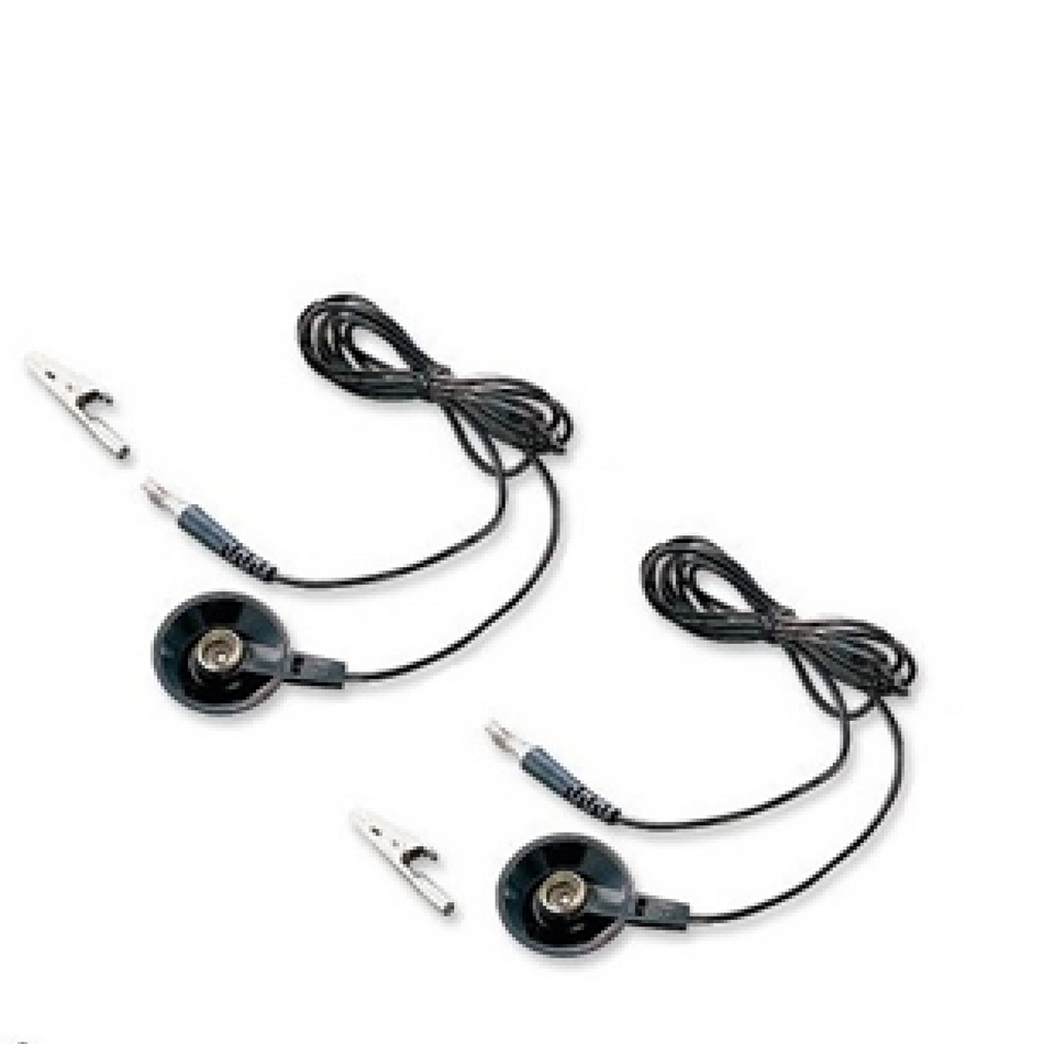 ASPURE 10 Pcs 3 m Banana Jack to Alligator Clip Ground Cord For Floor Mat - Laboratory Supplies - AS ONE Corporation - MSE Supplies