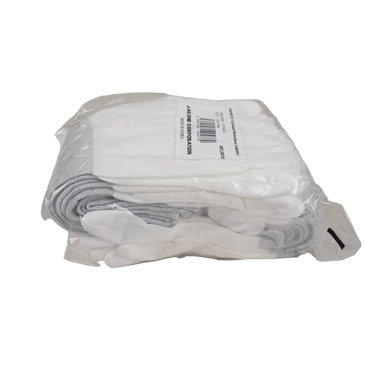 ASPURE Long PU Coat Nylon Gloves Fingertip Coat L 10 pairs