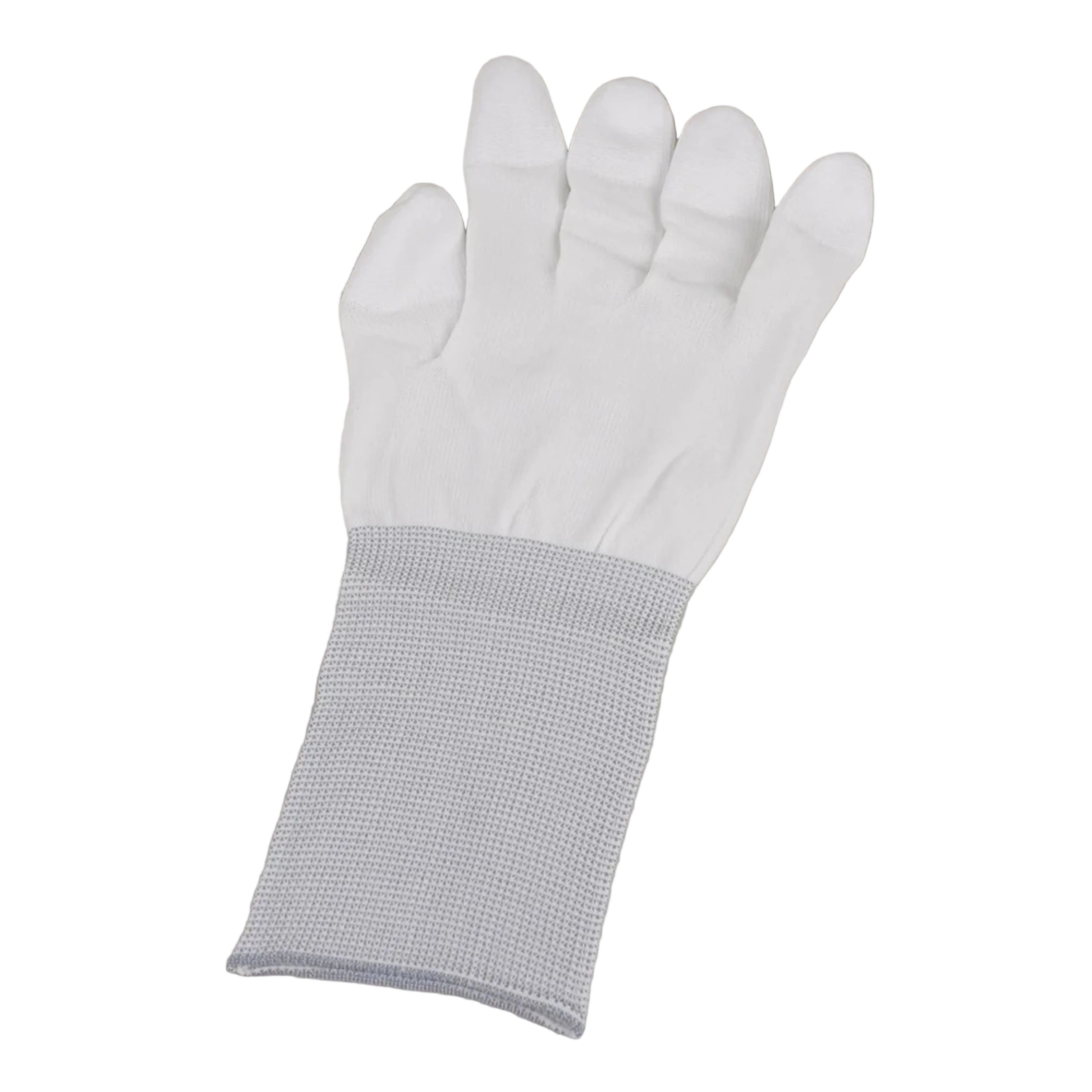 ASPURE Long PU Coat Nylon Gloves Fingertip Coat L 10 pairs