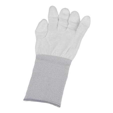 ASPURE Long PU Coat Nylon Gloves Fingertip Coat L 10 pairs