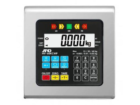 A&D Weighing Waterproof Platform Scale, 500lb x 0.05lb