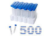 Biologix 15ml Conical Bottom Centrifuge Tubes With Screw Caps, 500/Case - MSE Supplies LLC