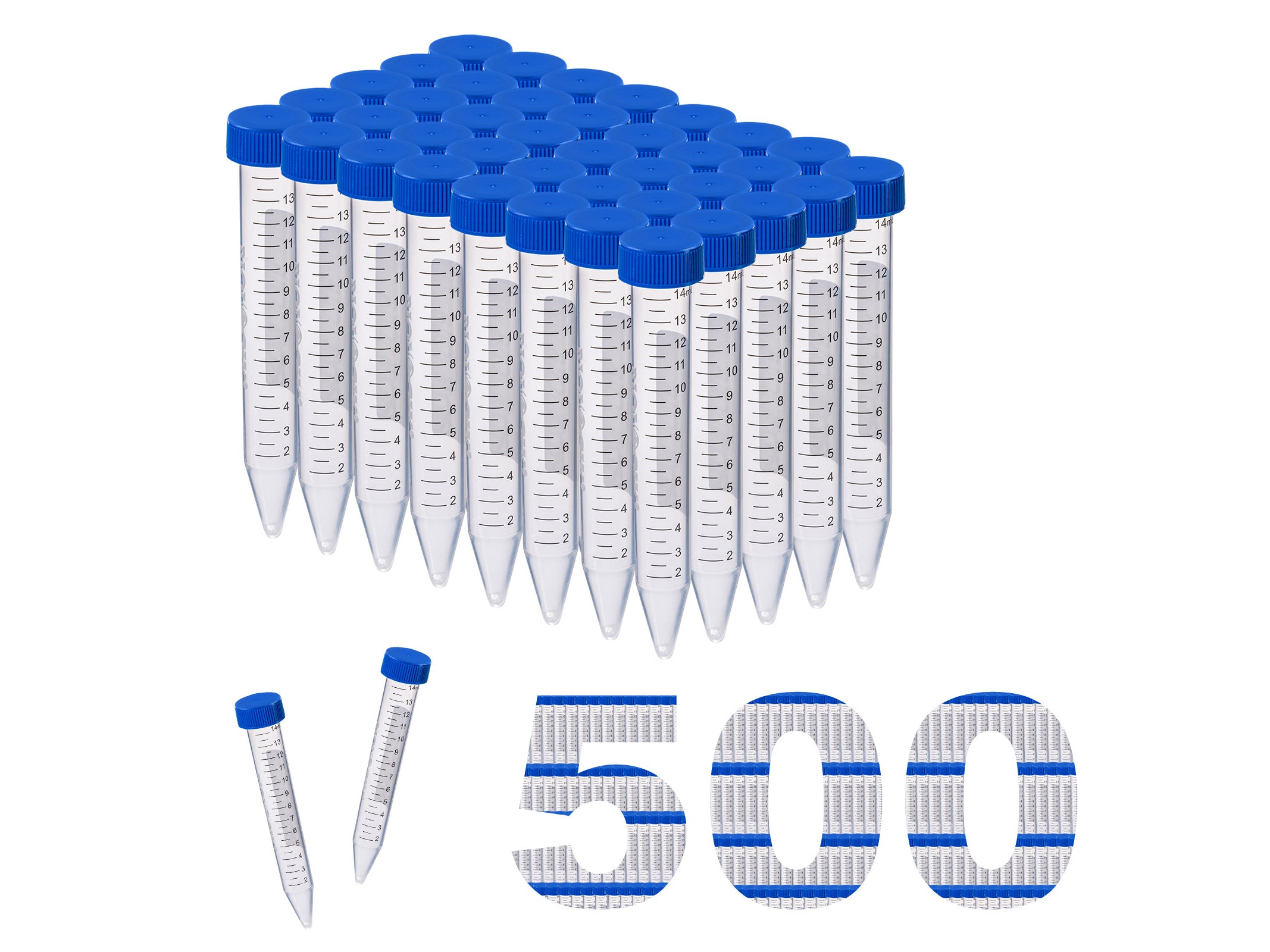 Biologix 15ml Conical Bottom Centrifuge Tubes With Screw Caps, 500/Case - MSE Supplies LLC