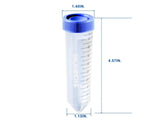 Biologix 50ml Conical Bottom Centrifuge Tubes With Screw Caps, 500/Case - MSE Supplies LLC