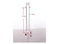 MSE PRO Plus Ears Chromatography Column, φ26mm, Effective Length 254mm, Gate Aperture: 2mm, 19/22 - MSE Supplies LLC
