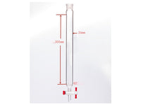 MSE PRO Sand Plate Chromatography Column, φ26mm, Effective Length 305mm, Gate Aperture: 2mm, 19/22 - MSE Supplies LLC