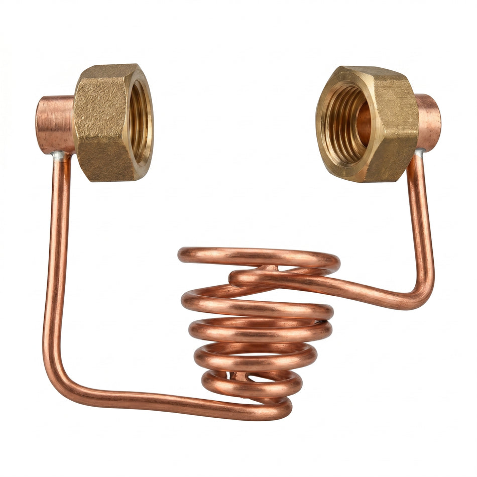 Levitation coil, 4 turns, 50°, 1 reverse turn D14mm, part number 1688 AI image