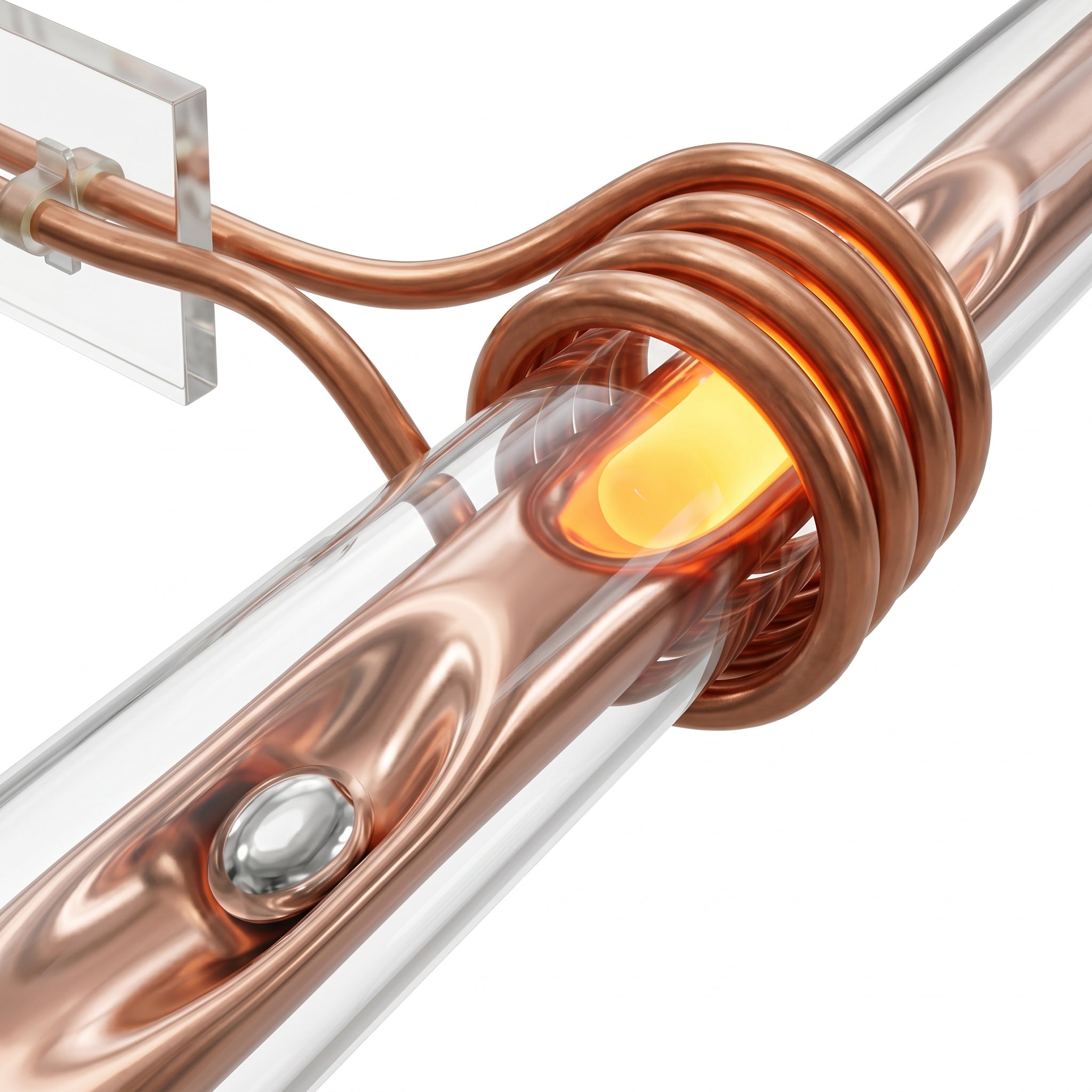 Induction Melting Copper Boat, Made in Germany by Edmund Buhler AI image