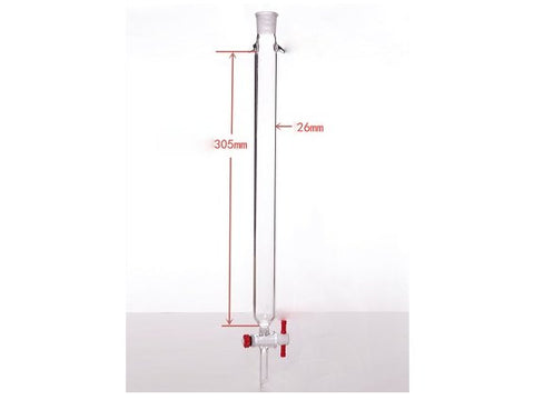 MSE PRO Plus Ears Chromatography Column, φ26mm, Effective Length 305mm, Gate Aperture: 2mm, 19/22