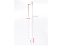 MSE PRO Sand Plate Chromatography Column, φ26mm, Effective Length 457mm, Gate Aperture: 2mm, 19/22 - MSE Supplies LLC