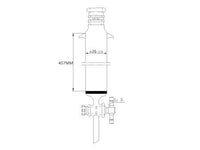 MSE PRO Strengthened Port, with Ears, Sand Plate Chromatography Column, φ26mm, Effective Length 457mm, Gate Aperture: 2mm, 19/22
