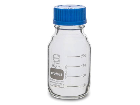 S.C.A.T Laboratory Bottle DURAN, GL45, 250 ml, Type 1, Pack of 3 - MSE Supplies LLC