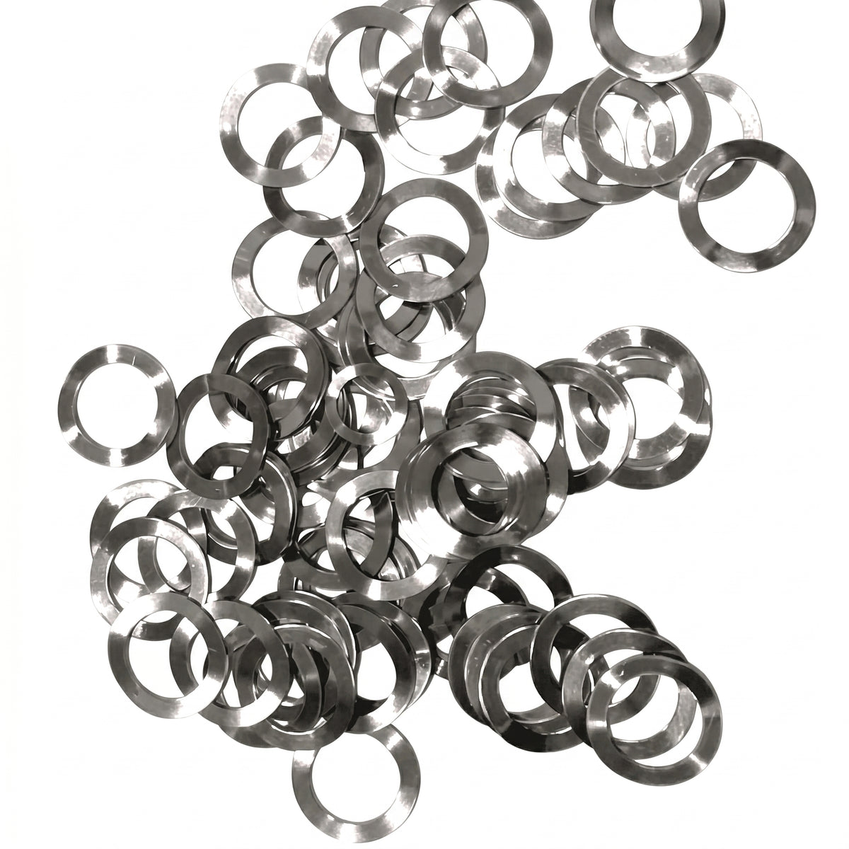 MSE PRO 100 pcs of Stainless Steel 304SS Wave Spring for CR2032 Case AI image