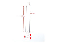 MSE PRO Sand Plate Chromatography Column, φ32mm, Effective Length 254mm, Gate Aperture: 2mm, 19/22