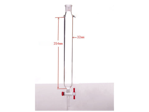 MSE PRO Plus Ears Chromatography Column, φ32mm, Effective Length 254mm, Gate Aperture: 2mm, 19/22