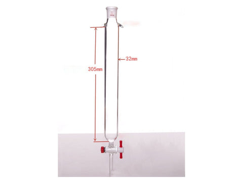 MSE PRO Plus Ears Chromatography Column, φ32mm, Effective Length 305mm, Gate Aperture: 2mm, 19/22