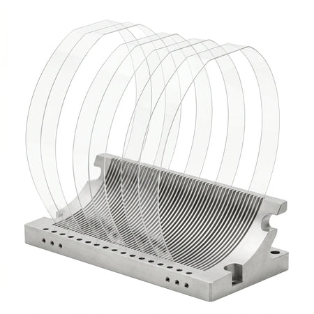 MSE PRO 100 mm SCHOTT D263 Glass Wafer, 500 um Thick, DSP, w/ Bevel, Primary Flat Only AI image