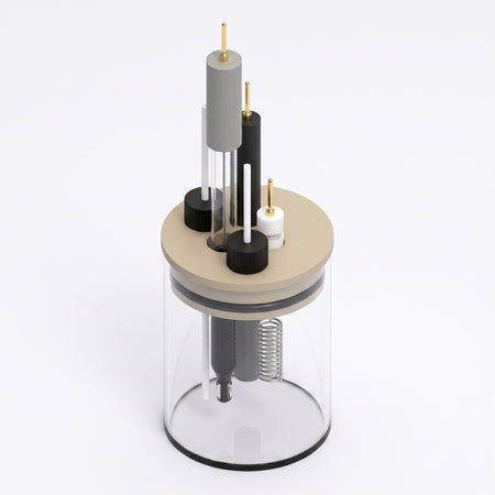 Basic Electrochemical Cell Setup AI image