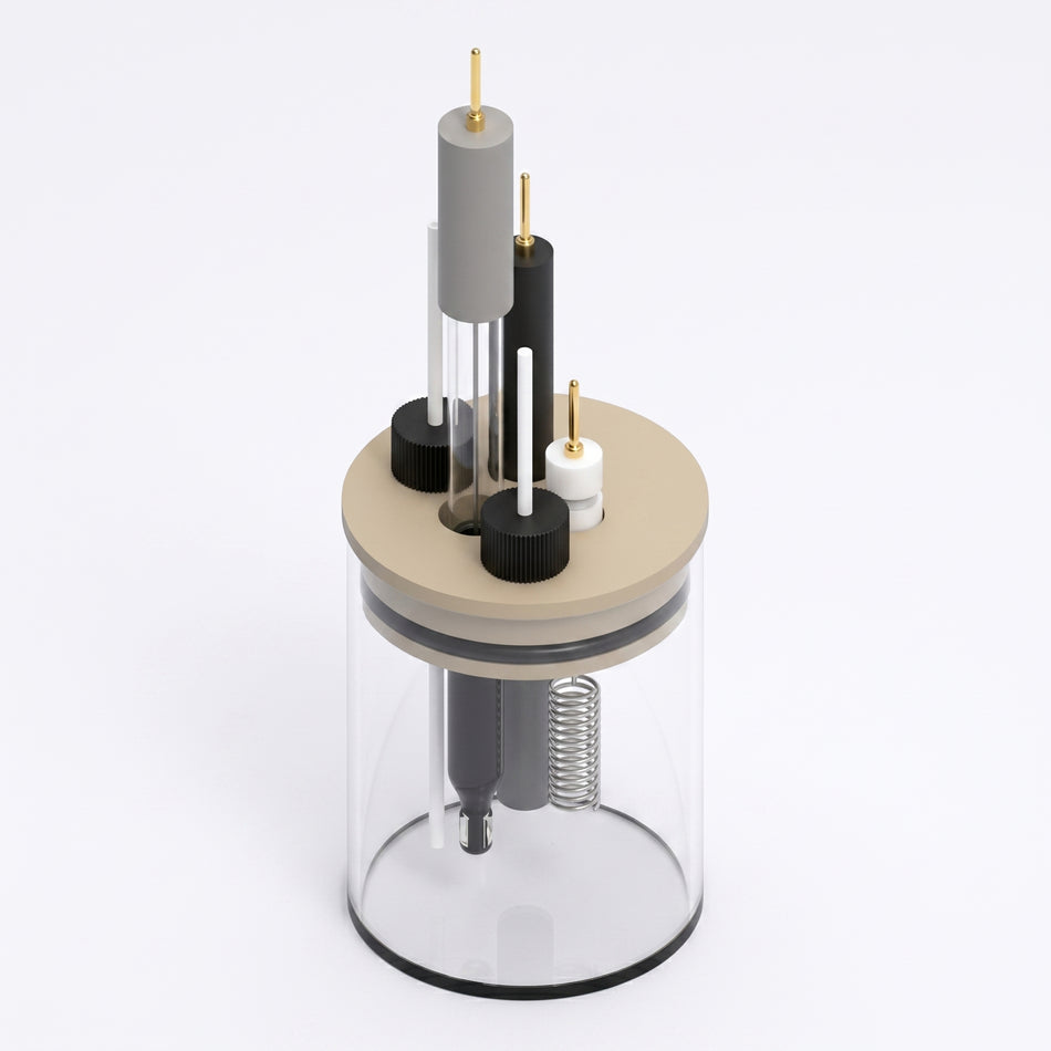 Basic Electrochemical Cell Setup AI image