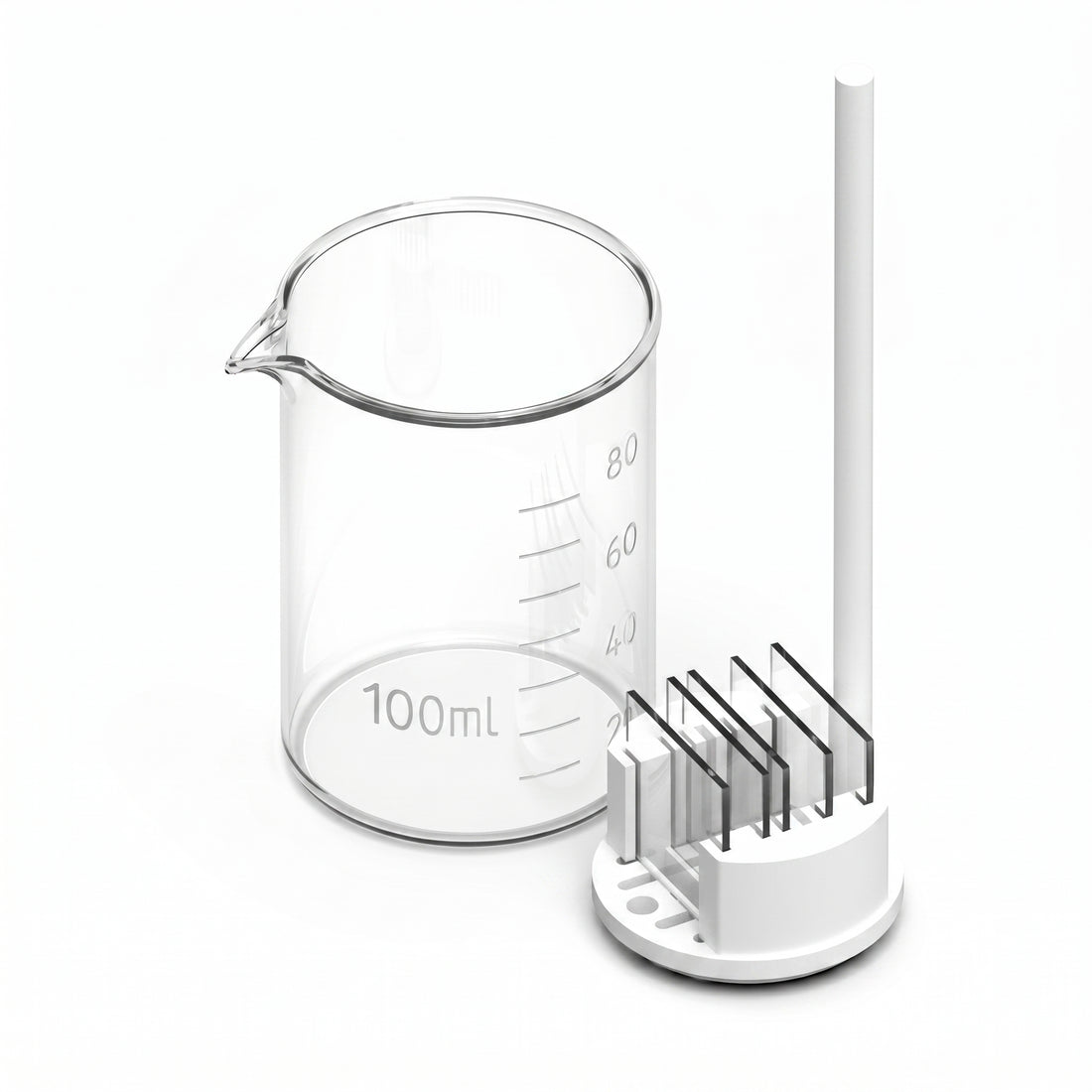 Substrate Rack Slanted AS Rack 100 ML - Adjustable Substrate Rack For 100 ML Beaker – MSE Supplies