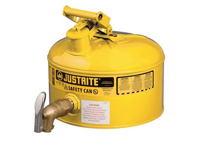 Ecosafe Safety Can for Flammable Liquids with a Faucet - 9.5L - MSE Supplies LLC