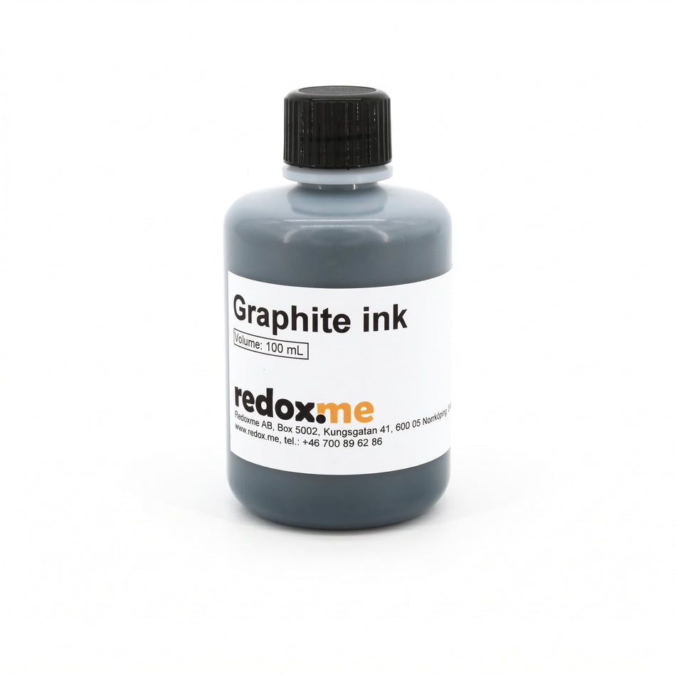 Graphite Ink, 100 ML, Water-Based AI image