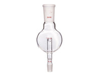 MSE PRO Splash-Proof Balls, Perforated Glass, Upper Mouth: 24/40, Lower Mouth: 14/20, 100mL - MSE Supplies LLC