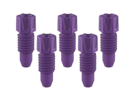 S.C.A.T PFA Fitting, 2.3 mm OD, Violet, Pack of 3 - MSE Supplies LLC
