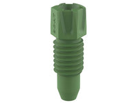 S.C.A.T PFA Fitting, 1.6 mm OD, Green, Pack of 3 - MSE Supplies LLC