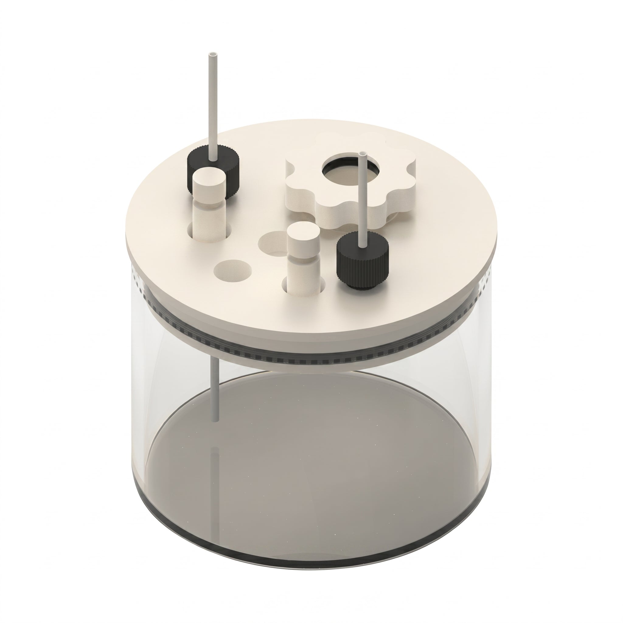 Microvacuum Eqcm Cell Setup For Qsh-Dip Sensor Holder AI image
