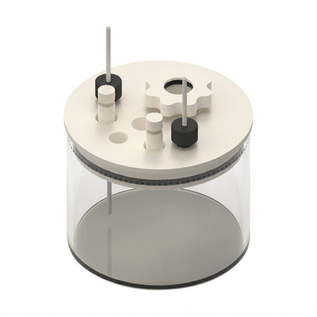Microvacuum Eqcm Cell Setup For Qsh-Dip Sensor Holder AI image