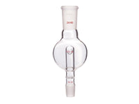 MSE PRO Splash-Proof Balls, Perforated Glass, Upper Mouth: 24/40, Lower Mouth: 19/22, 100mL - MSE Supplies LLC