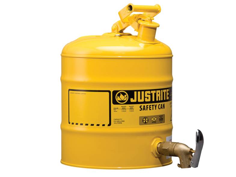 Ecosafe Safety Can for Flammable Liquids with a Faucet - 19L - MSE Supplies LLC
