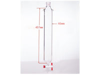 MSE PRO Plus Ears Chromatography Column, φ46mm, Effective Length 457mm, Gate Aperture: 2mm, 19/22 - MSE Supplies LLC