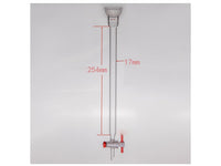 MSE PRO Ball Grinding Mouth Chromatography Column, φ17mm, Effective Length: 254mm, 2mm Aperture, 35/20 - MSE Supplies LLC