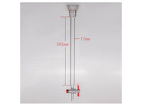 MSE PRO Ball Grinding Mouth Chromatography Column, φ17mm, Effective Length: 305mm, 2mm Aperture, 35/20 - MSE Supplies LLC
