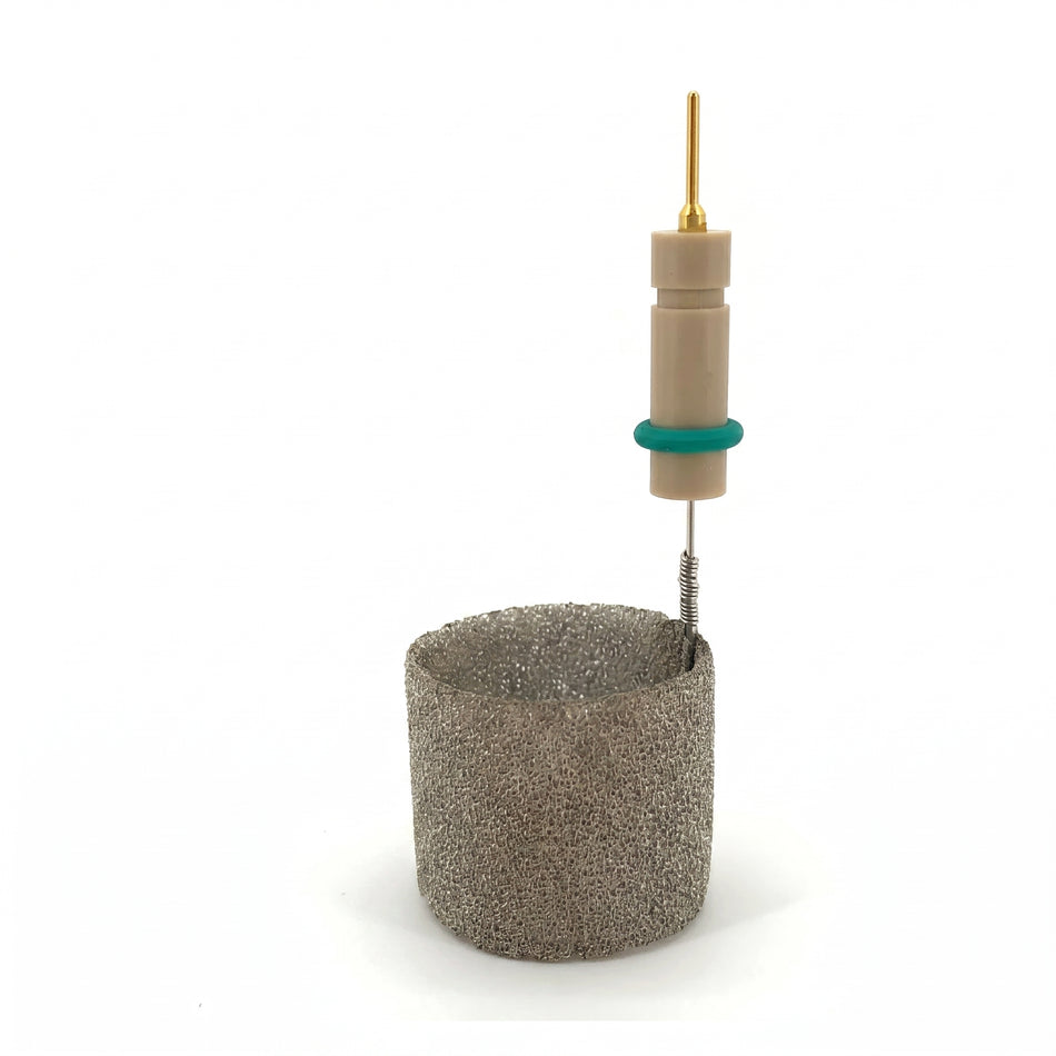 Rhodium Plated Counter Electrode, Model 1 – Metal Foam AI image