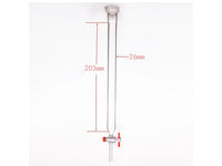 MSE PRO Ball Grinding Mouth Chromatography Column, φ26mm, Effective Length: 203mm, 2mm Aperture, 35/20 - MSE Supplies LLC