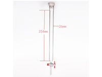 MSE PRO Ball Grinding Mouth Chromatography Column, φ26mm, Effective Length: 254mm, 2mm Aperture, 35/20 - MSE Supplies LLC