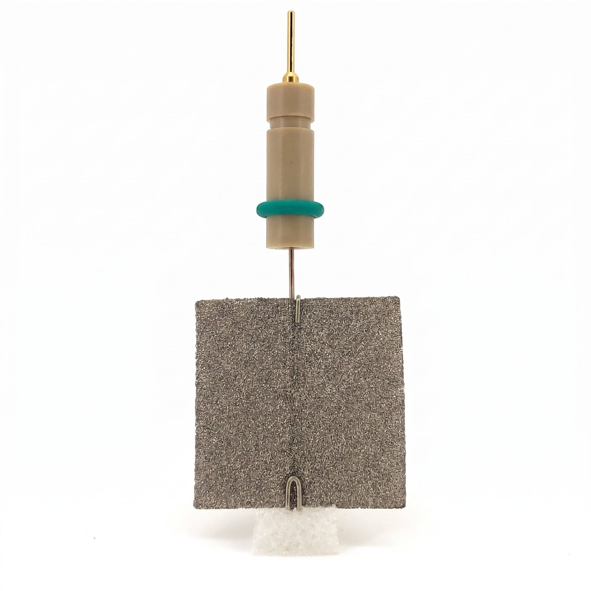 Rhodium Plated Counter Electrode Model 7 – Metal Foam AI image