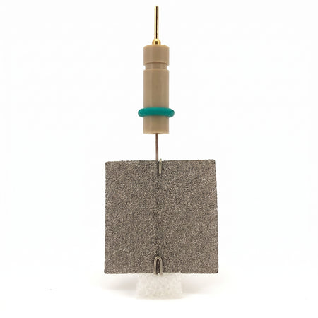 Rhodium Plated Counter Electrode Model 7 – Metal Foam AI image