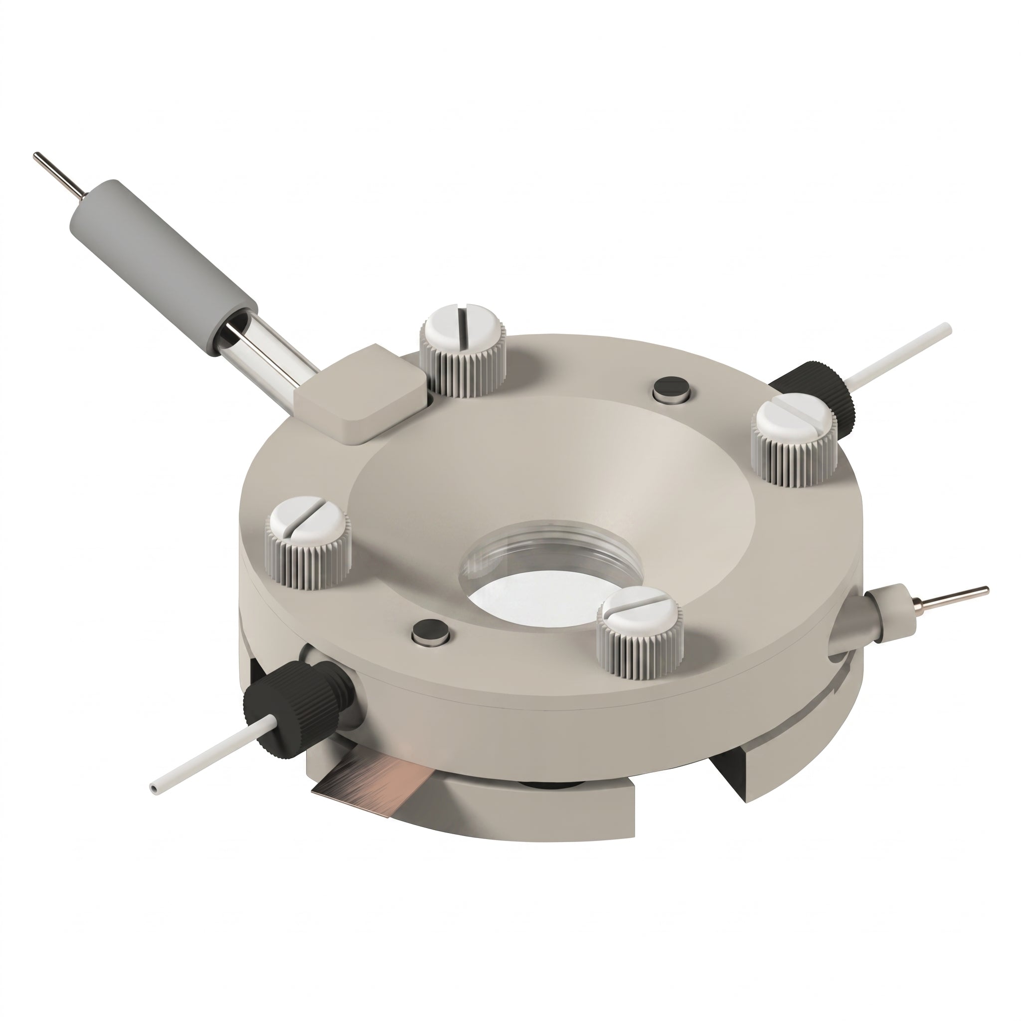 Raman Electrochemical Flow Cell, Active Area: 3.5 CM2, Volume: 4.5 ML AI image