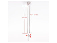 MSE PRO Ball Grinding Mouth Chromatography Column, φ26mm, Effective Length: 457mm, 2mm Aperture, 35/20 - MSE Supplies LLC