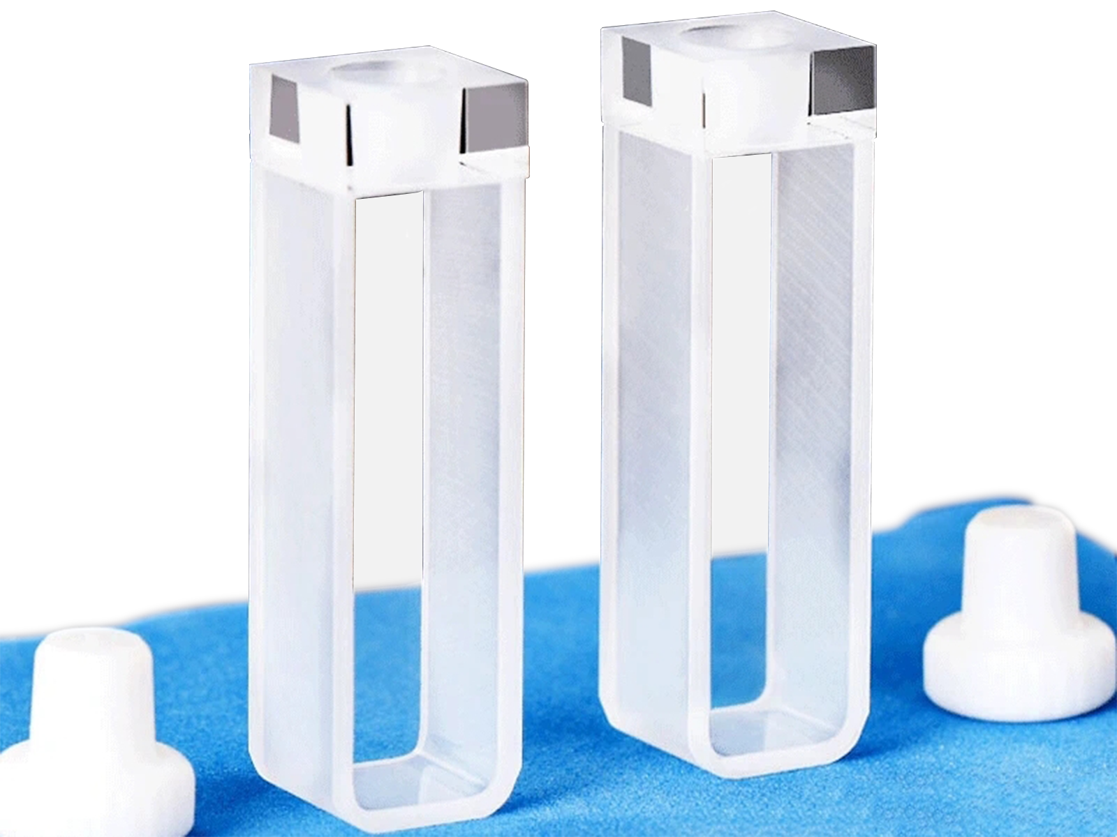 MSE PRO High-quality Spectrophotometer Quartz Cuvettes (Cells) with 10mm Path Length, Pack of 2, Bio Lab Consumables, MSE Supplies LLC, MSE Supplies