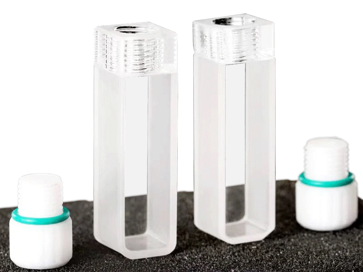 MSE PRO High-quality Spectrophotometer Quartz Cuvettes (Cells) with 10mm Path Length, Pack of 2, Bio Lab Consumables, MSE Supplies LLC, MSE Supplies