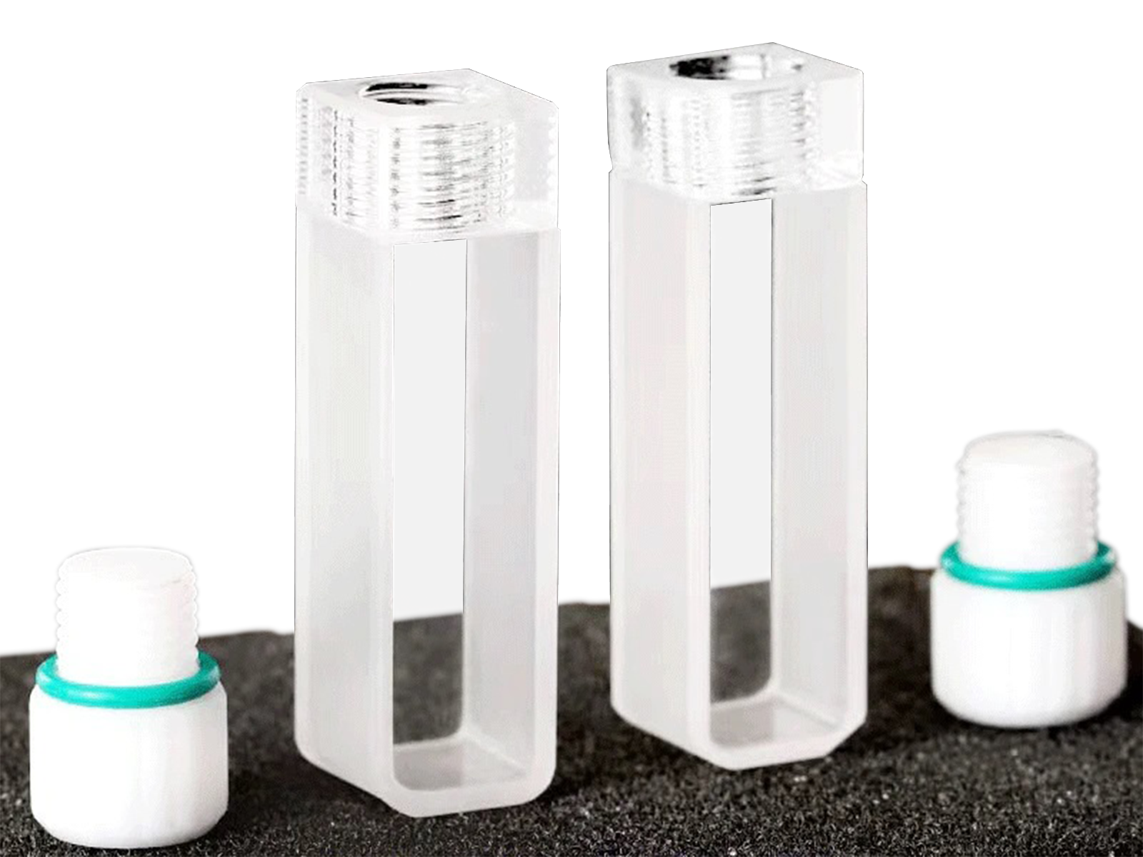 MSE PRO High-quality Spectrophotometer Quartz Cuvettes (Cells) with 10mm Path Length, Pack of 2, Bio Lab Consumables, MSE Supplies LLC, MSE Supplies