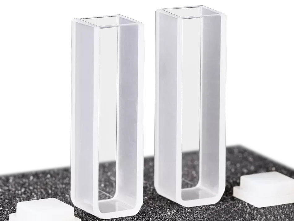 MSE PRO High-quality Spectrophotometer Quartz Cuvettes (Cells) with 10mm Path Length, Pack of 2, Bio Lab Consumables, MSE Supplies LLC, MSE Supplies