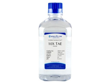 Growcells 10X TAE (Tris-Acetate EDTA) pH 8.3, Reagents, Growcells, MSE Supplies
