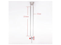 MSE PRO Ball Grinding Mouth Chromatography Column, φ32mm, Effective Length: 254mm, 2mm Aperture, 35/20
