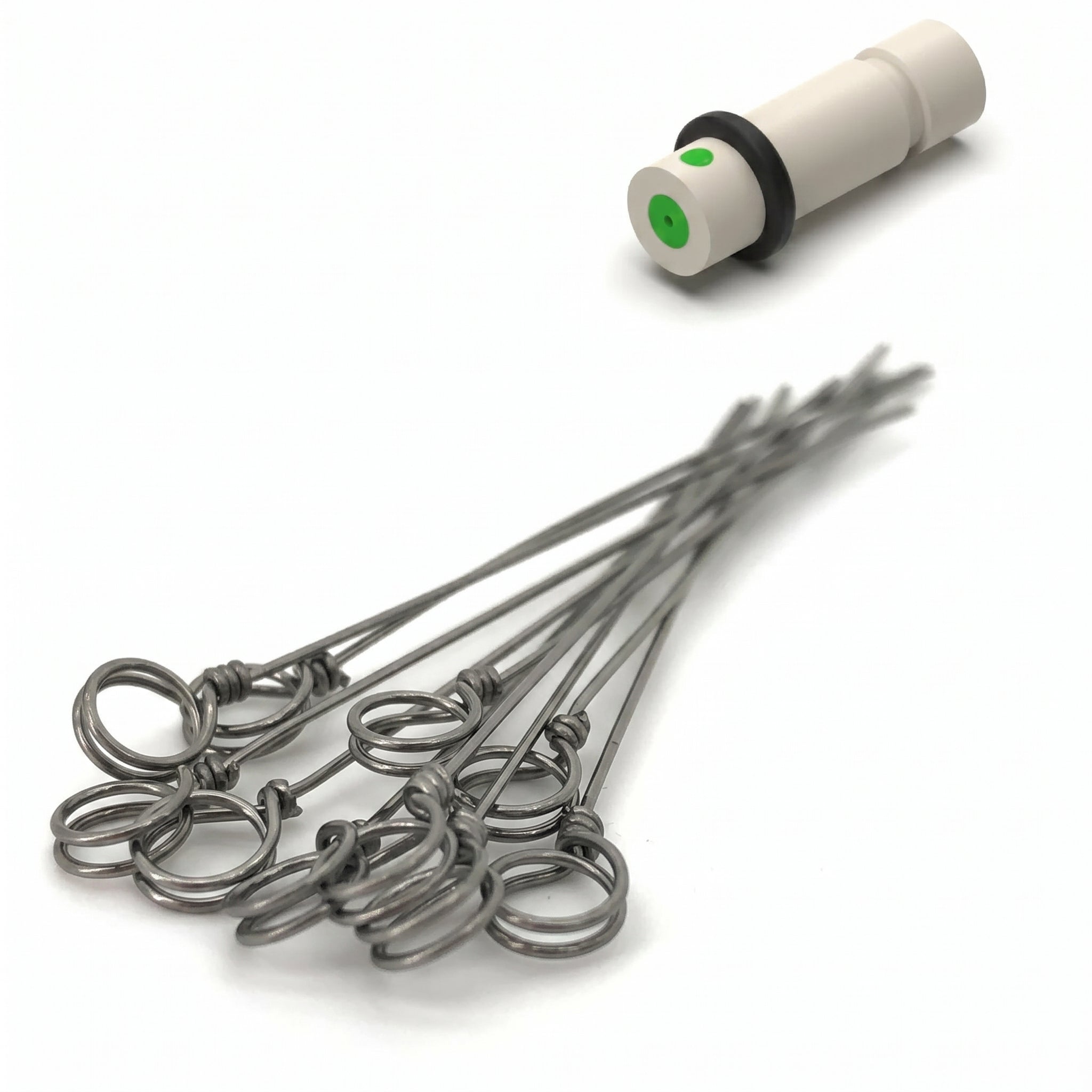 10 Pcs Of Tantalum Wire Clip With Septum Plug AI image